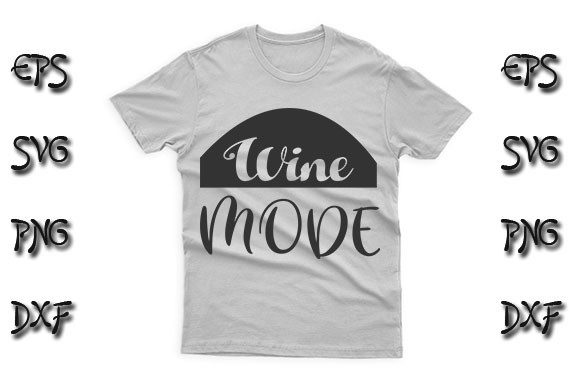 Funny SVG Design, Wine Mode