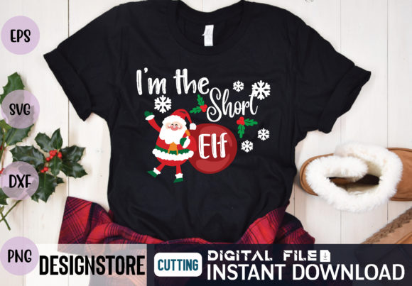 i m the short elf svg graphics for t-shirt designs
