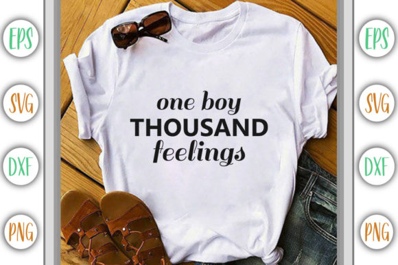 One Boy – Thousand Feelings Graphics for T-Shirt Designs