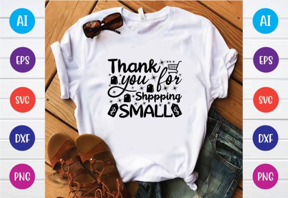 Thank You for Shppping Small Svg