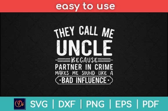 Uncle Godfather Legend Funny Graphics for Print Templates