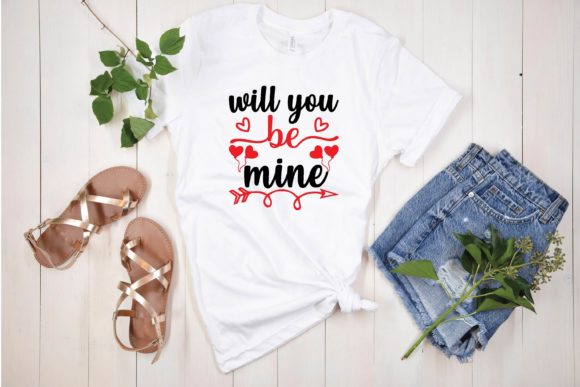Will You Be Mine Svg: A Graphic Design Asset for T-Shirt Designs